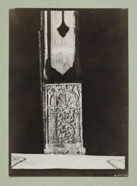 K.A.C. Creswell, Decoration detail from the beams of al-Aqsa Mosque, Jerusalem
