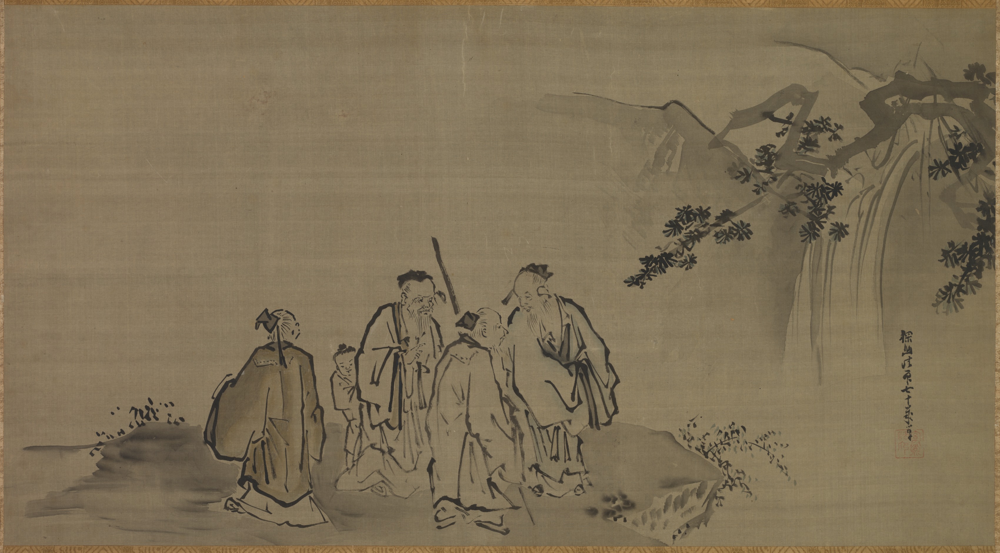 Kano Tan’yū, Chinese Sages