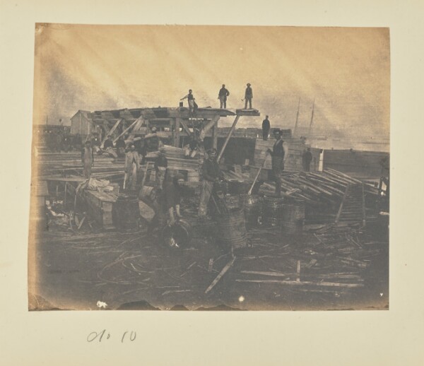 A. J. Russell, Dockyard at Alexandria, after Sunset