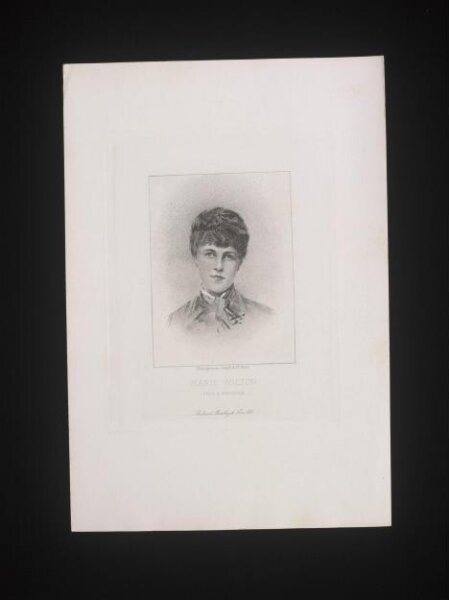 Unknown, Marie Wilton