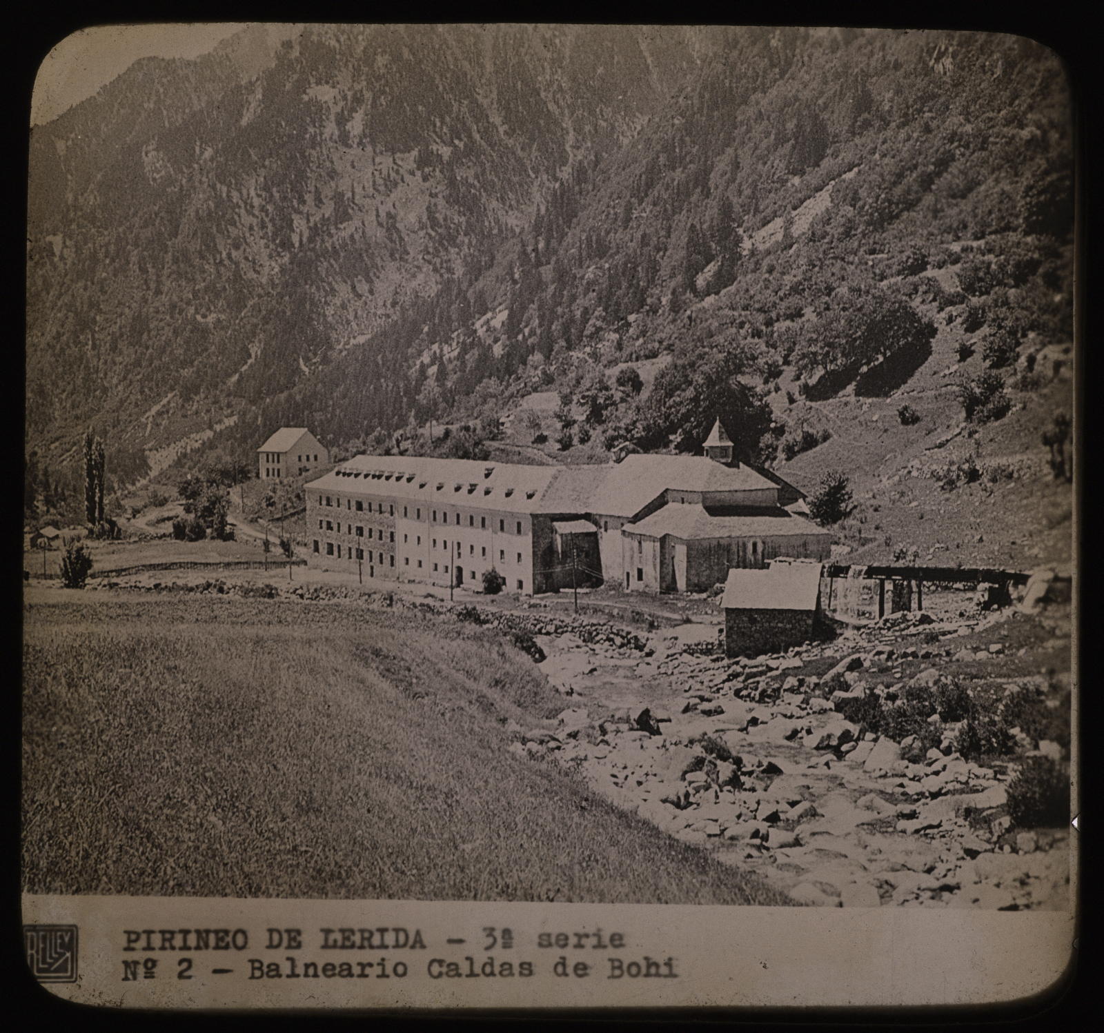 Desconegut, Pyrenees of Lérida. Balneario de Caldas de Bohi. Other titles, Pyrenees of Lérida. Balneario de Caldas de Bohi.