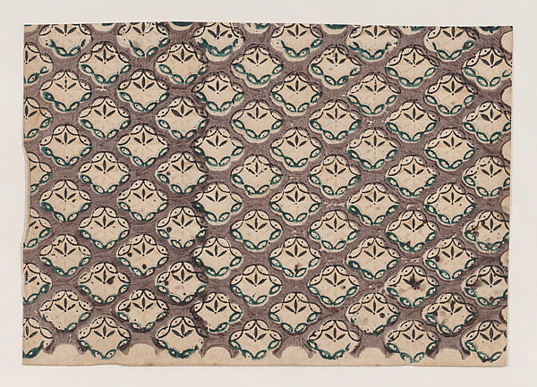 Anonymous, Sheet with overall abstract pattern