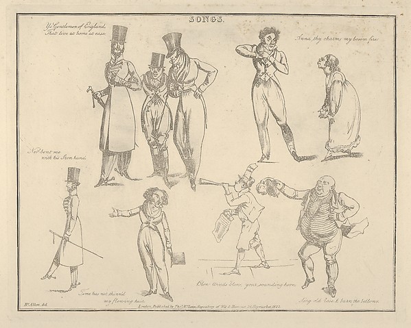 Henry Thomas Alken, Songs: "Ye Gentlemen of England That Live at Ease..."
