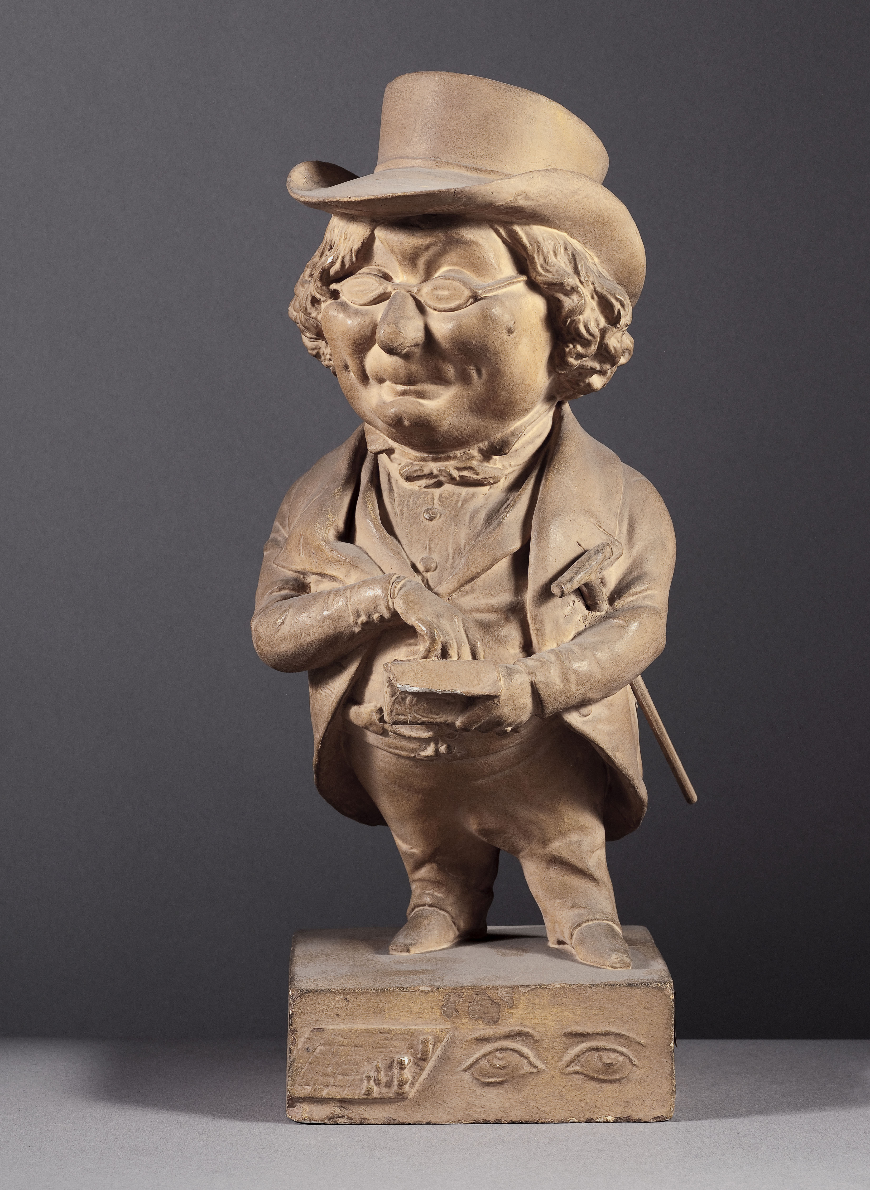 Jean Pierre Dantan, Portrait-charge de Jacques Mathieu, banquier