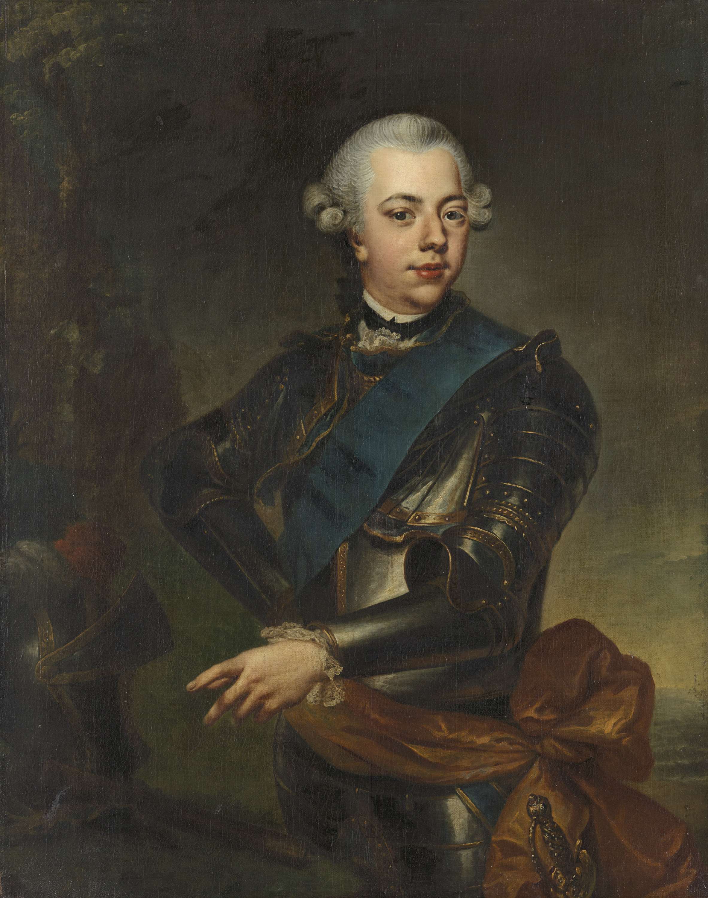 Johann Georg Ziesenis, Willem V (1748-1806), prins van Oranje-Nassau