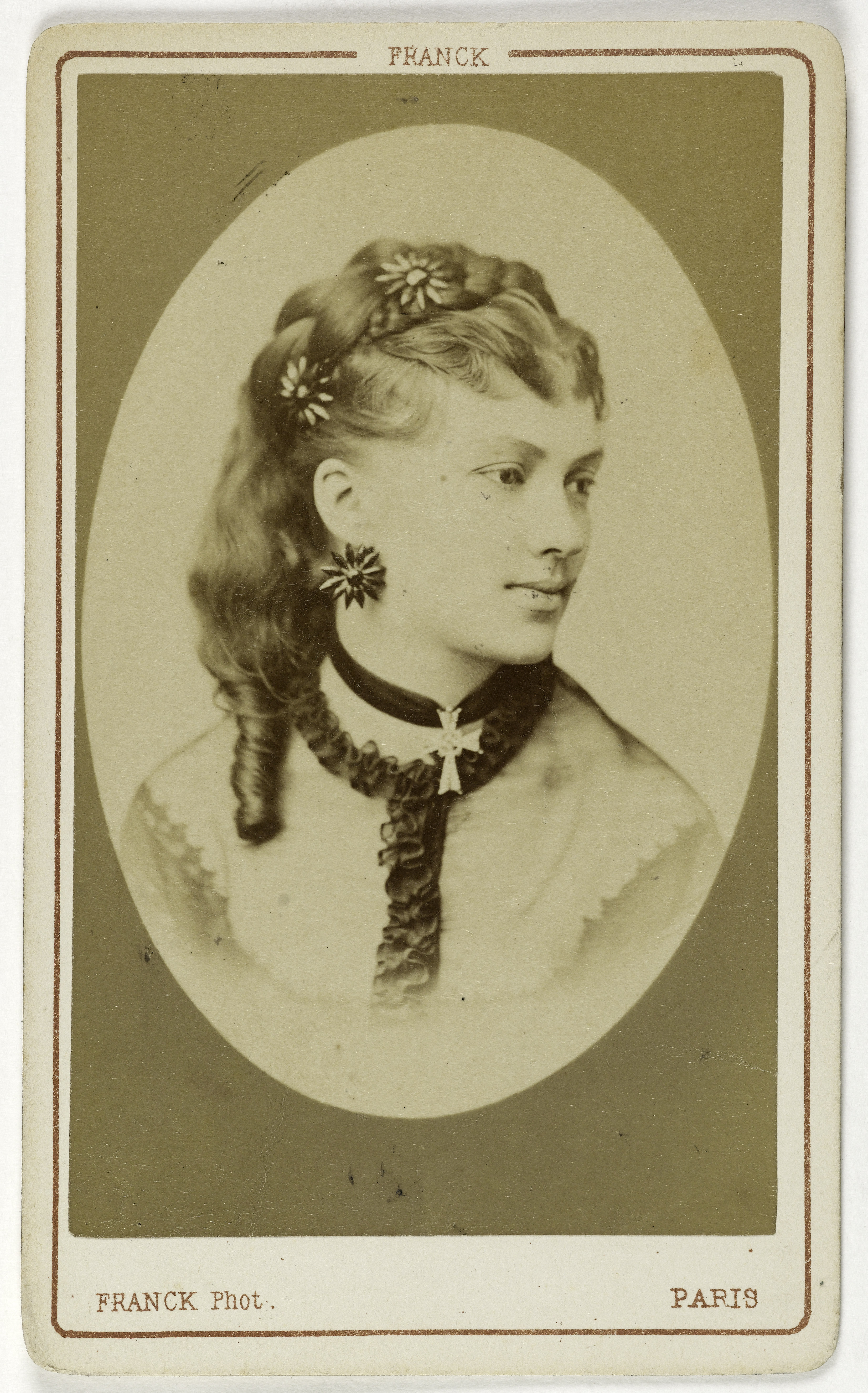 Franck, Portrait de Lagarde Zélia (?), (actrice)