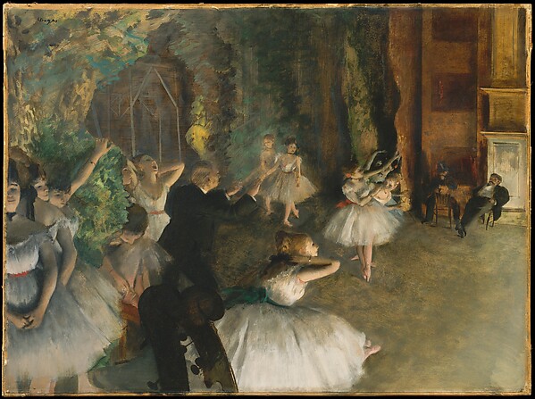 Edgar Degas, The Rehearsal of the Ballet Onstage