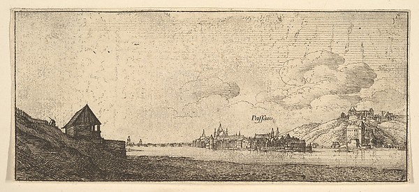 Wenceslaus Hollar, Passau, from "German Views"