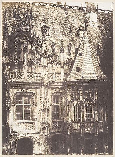 Edmond Bacot, Fragment du Palais de Justice, Rouen