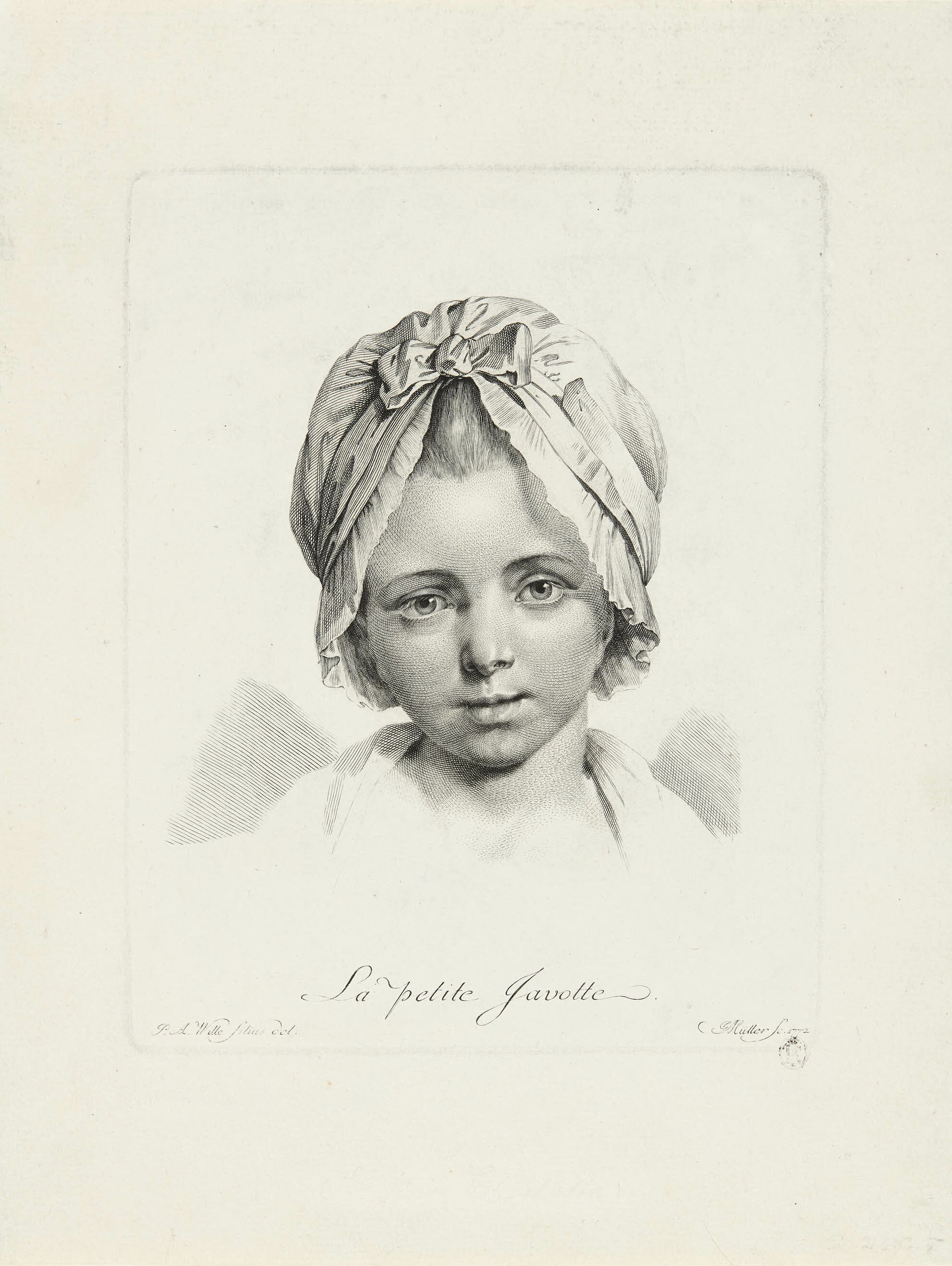 Johann Gotthard von Müller, "La petite Javotte."
