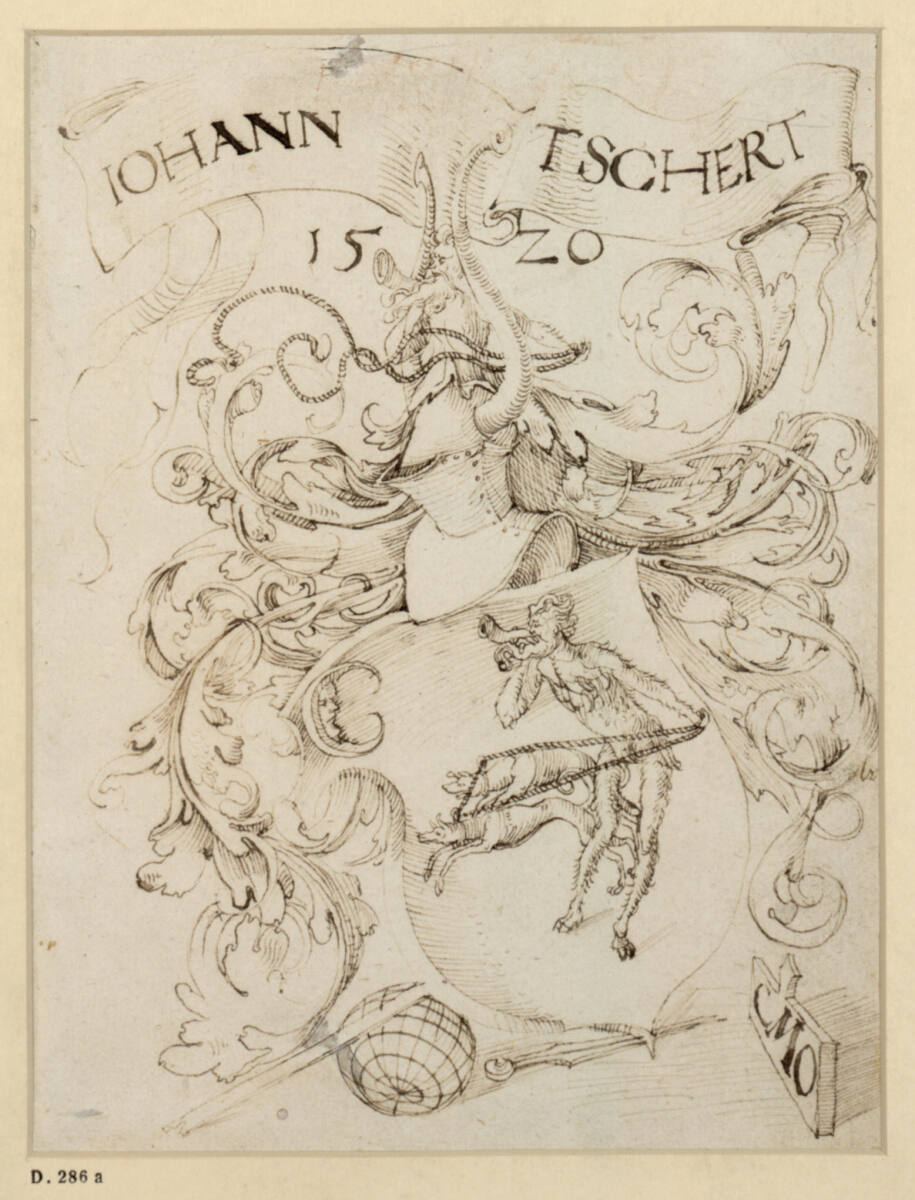 Anonym, Wappen des Architekten und Festungsbaumeisters Johann Tscherte (gest. um 1552)