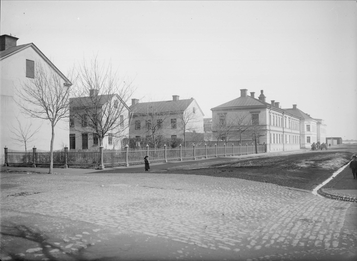 Alfred Dahlgren, St Persgatan - Storgatan, Kvarngärdet, Uppsala 1901 - 1902