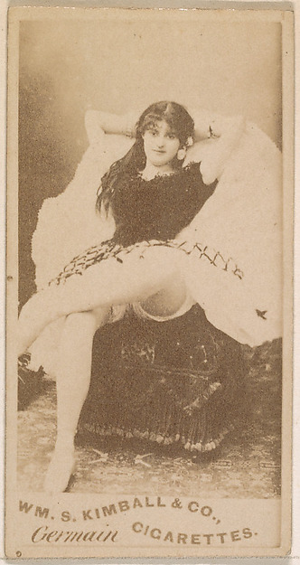 William S. Kimball & Company, Miss Germain, from the Actresses series (N203) issued by Wm. S. Kimball & Co.