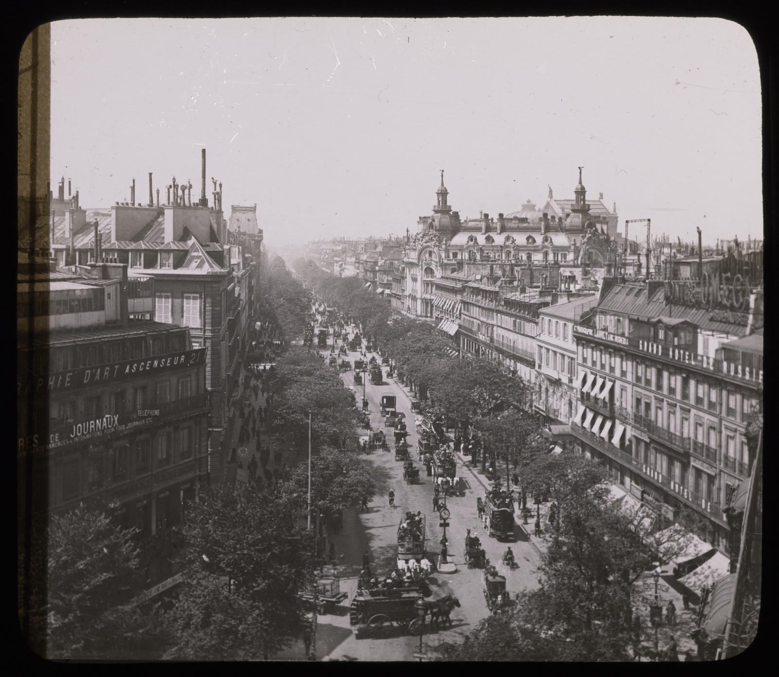 Desconegut, Boulevard des Italiens, vue d’ ensemble, Paris Mazo, E.