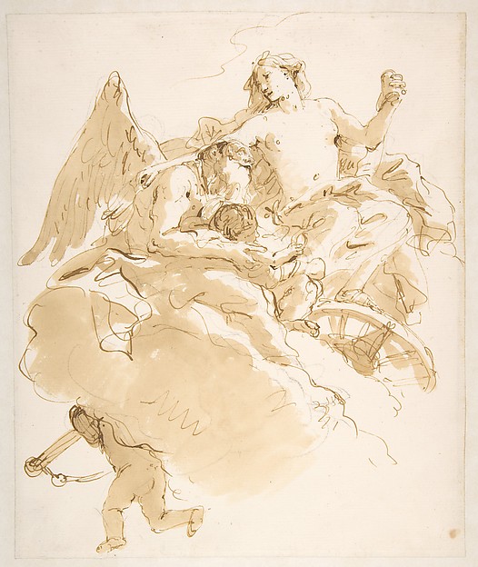 Giovanni Battista Tiepolo, Venus Entrusting an Infant to Time