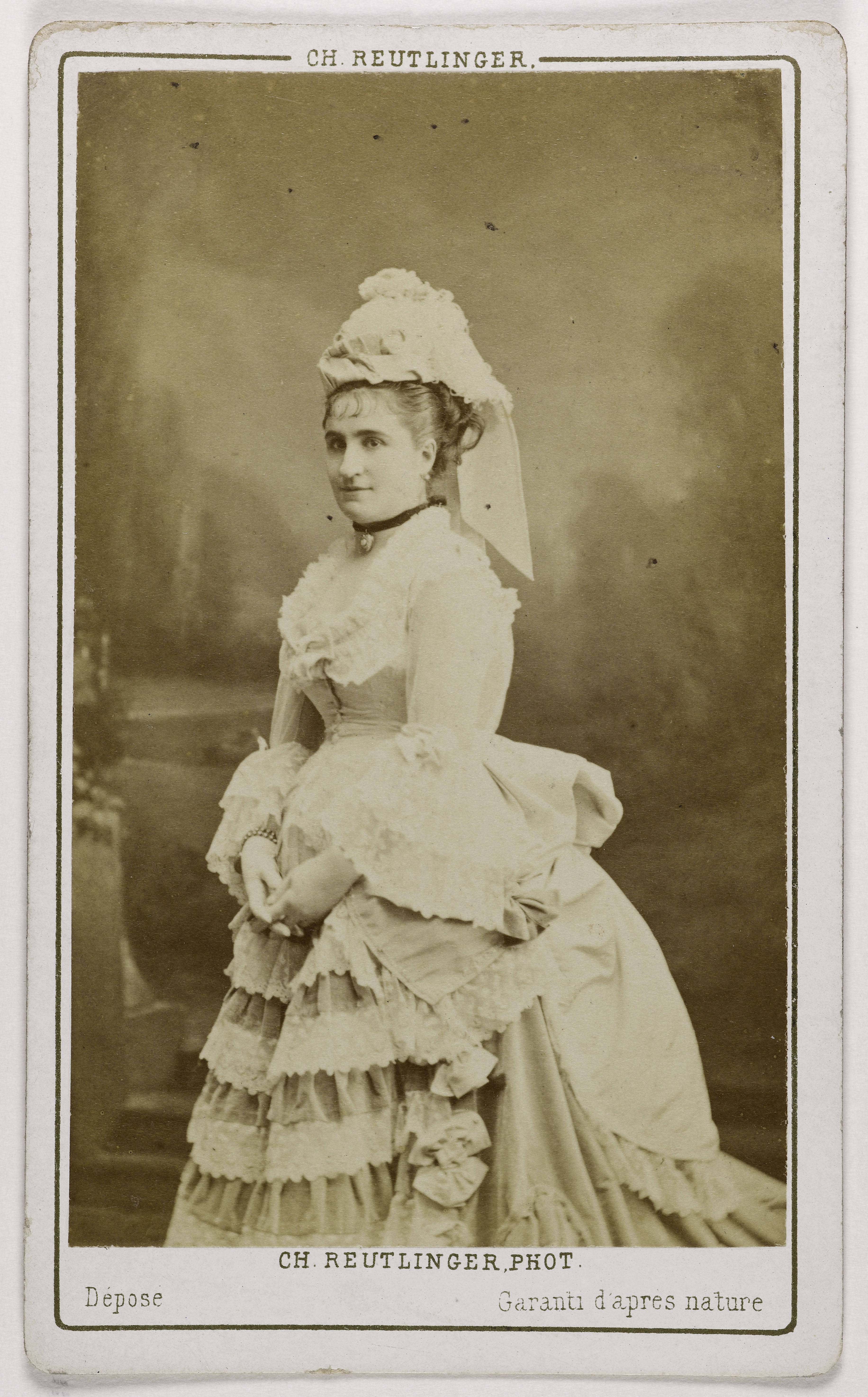 Charles Reutlinger, Portrait de Bessy (actrice au Théâtre des Variétés)