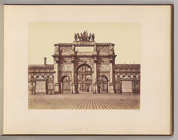 Edouard Baldus, Arc de triomphe du Carrousel