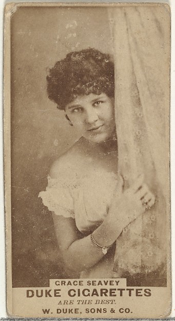 W. Duke, Sons & Co., Grace Seavey, from the Actors and Actresses series (N145-7) issued by Duke Sons & Co. to promote Duke Cigarettes