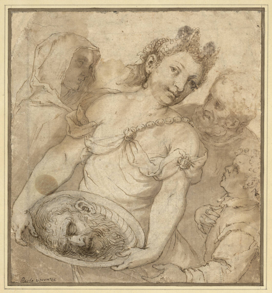 Anonym, Salome mit dem Haupt des Johannes