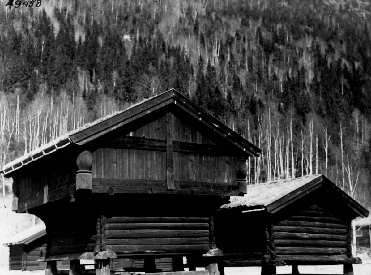 Anders Beer Wilse, Bebyggelse med stabbur i Vestfjorddalen i Tinn.