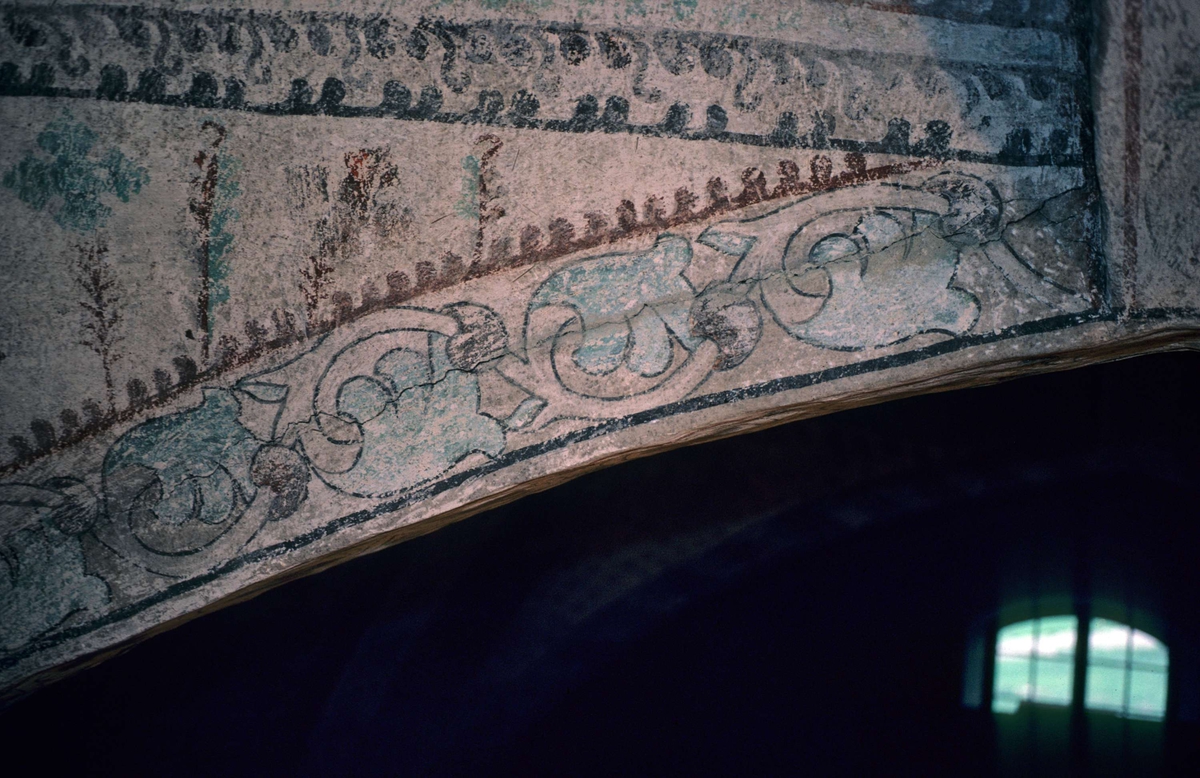 Rune Hammarling, Lime painting in Viksta Church, Viksta parish, Uppland 1986