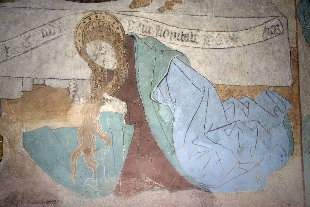 Bengt Backlund, Kalkmålning i Husby-Sjutolfts kyrka, Uppland 2009