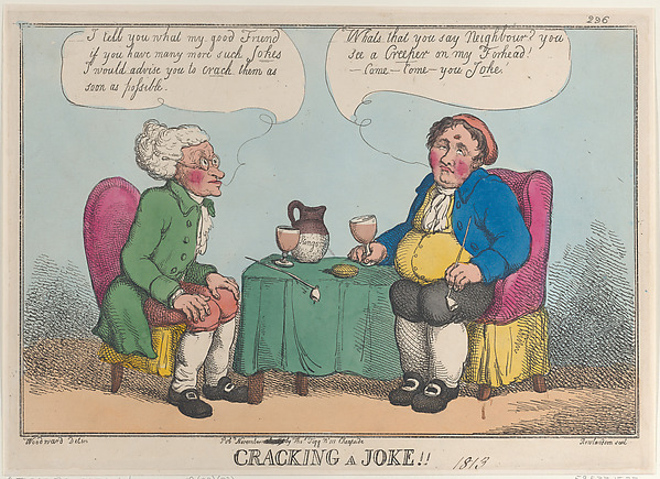 Thomas Rowlandson, Cracking a Joke!!