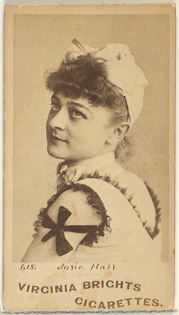 Allen & Ginter, Card 618, Josie Hall, from the Actors and Actresses series (N45, Type 1) for Virginia Brights Cigarettes