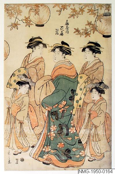 Eishi Hosoda, Träsnitt, Bildkonst, Print, Woodblock, Woodcut