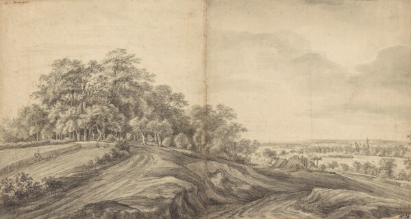 Simon de Vlieger, Panorama of Boersberg with Doorwerth Castle in the Distance
