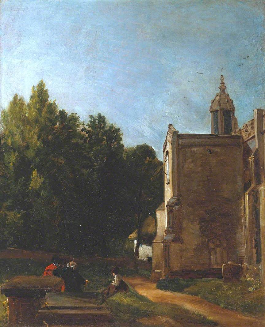 John Constable, The Church Porch, East Bergholt