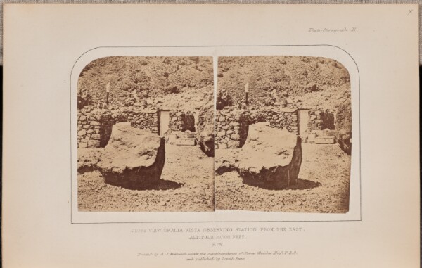 Charles Piazzi Smyth, Close view of Alta Vista Observing Station from the east, altitude 10,702 feet