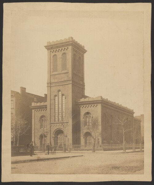 Unknown, [Church resembling medieval tower]