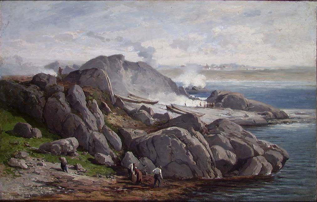 Johan Martin Nielssen, Burning of Sea Tangle