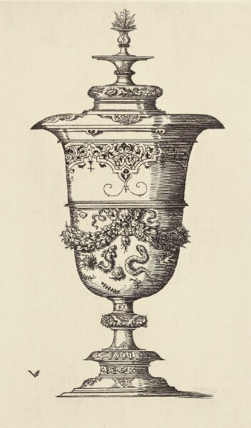 Édouard Baldus, [Design for a Vase by Virgil Solis]