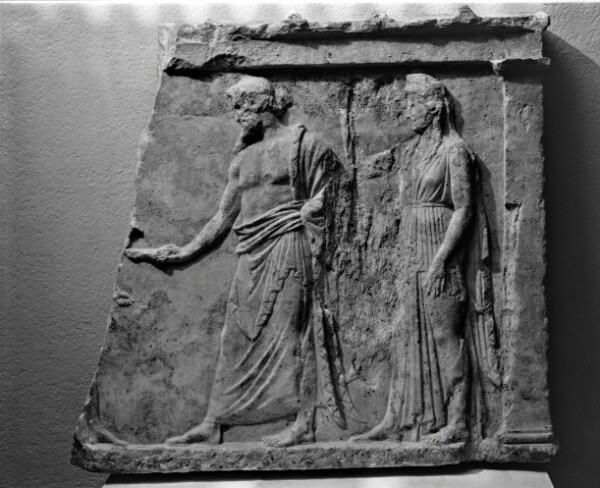 Unknown, Votive Relief to Zeus and Hera