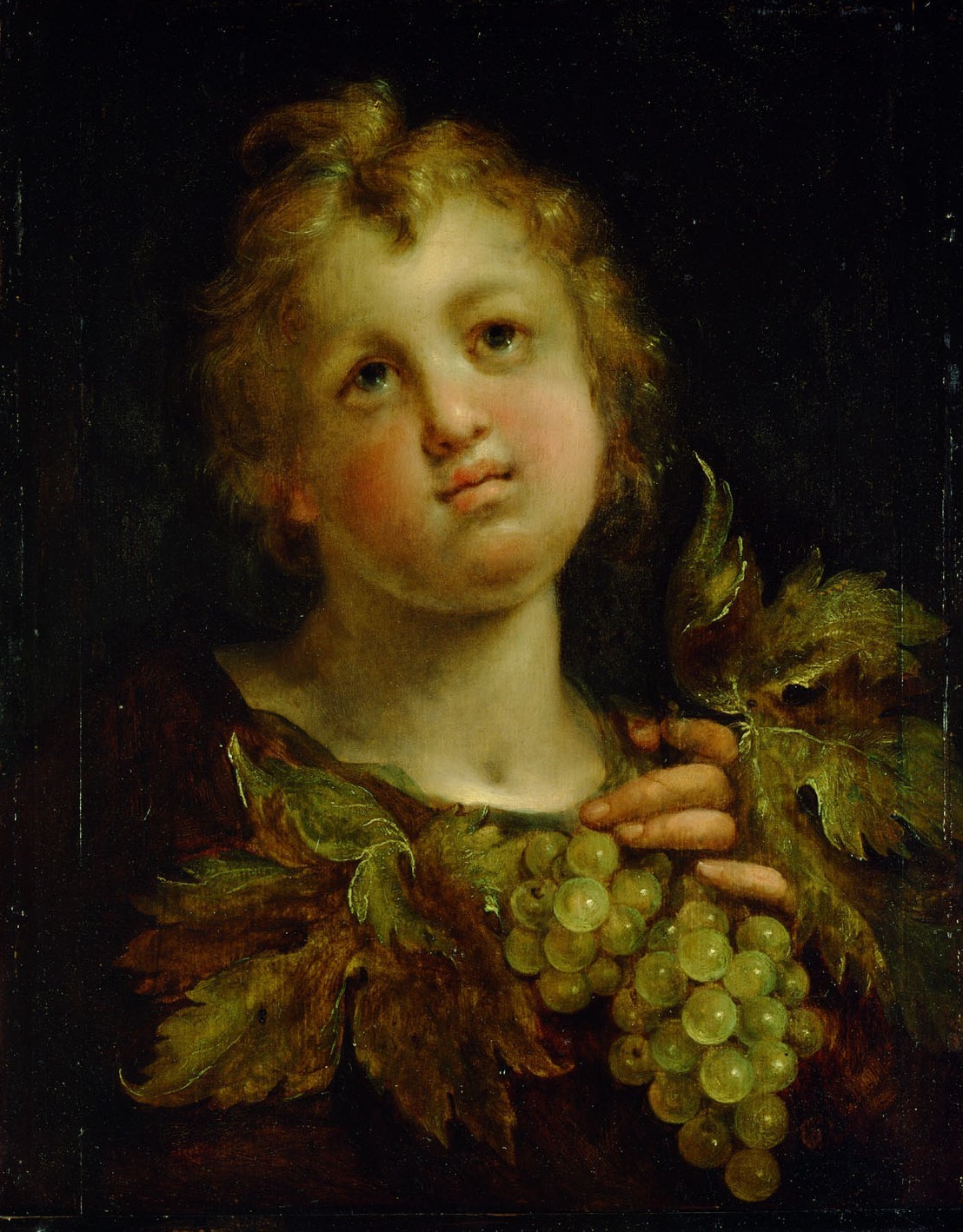 Hans von Aachen, Boy with Grapes