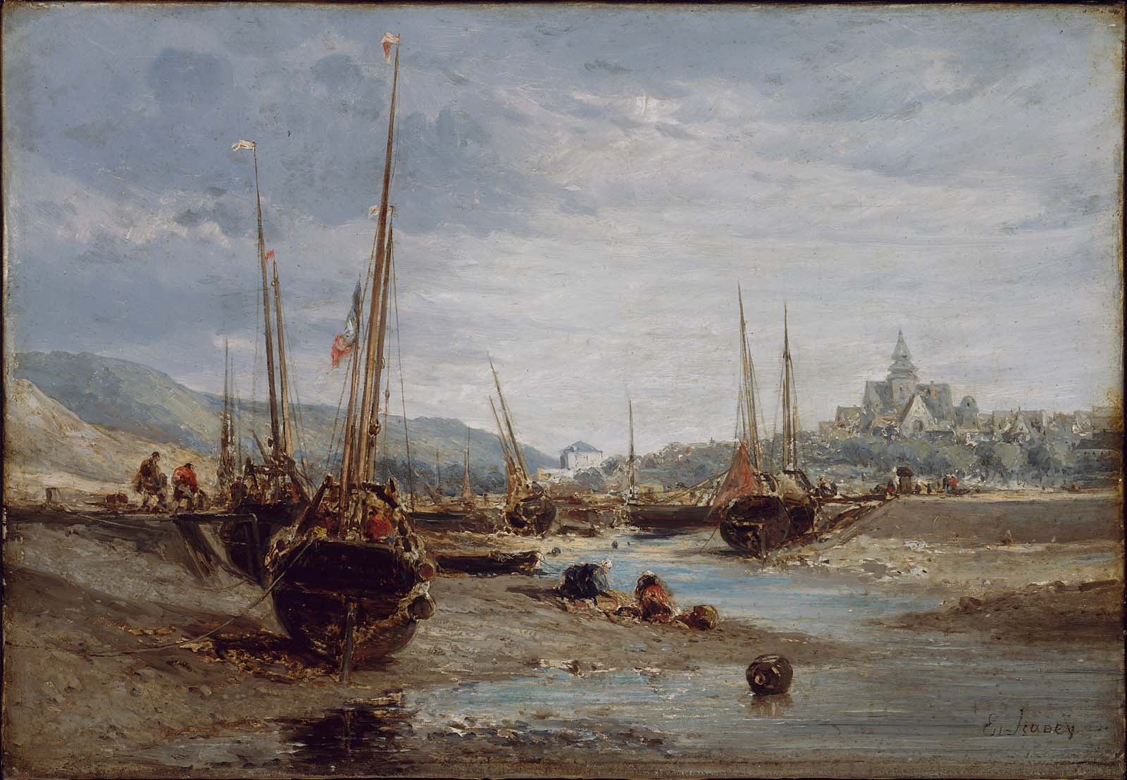 Eugène Isabey, Harbor View