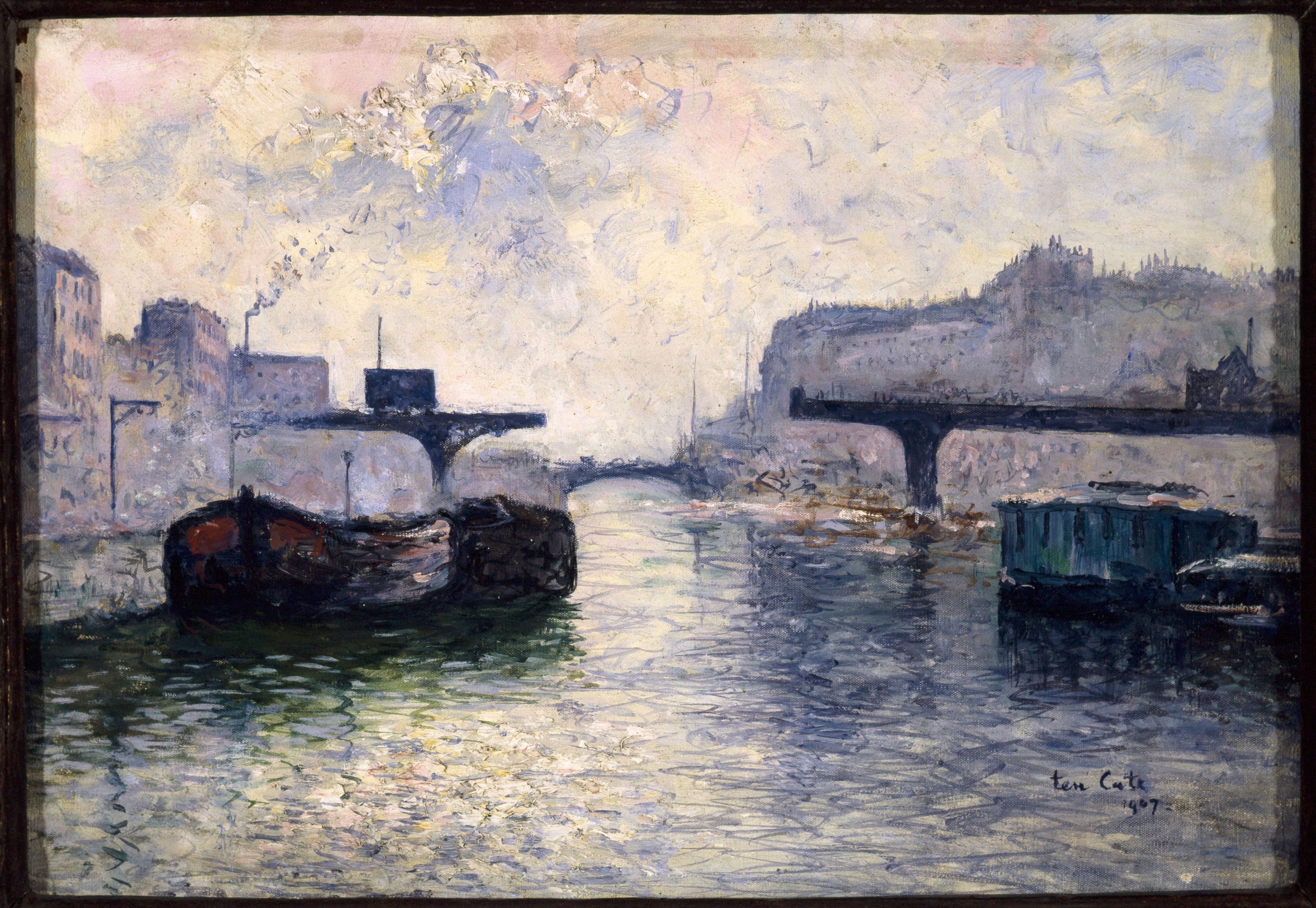 Siebe Johannes Ten Cate, Le canal Saint-Martin, 10ème arrondissement