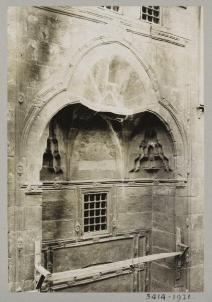 K.A.C. Creswell, West entrance portal of the mosque of Taghri Bardi, Cairo