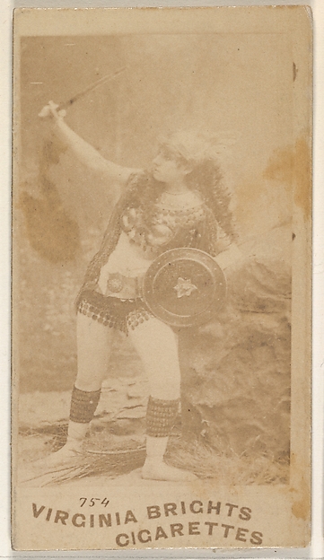 Allen & Ginter, Card 754, from the Actors and Actresses series (N45, Type 5) for Virginia Brights Cigarettes