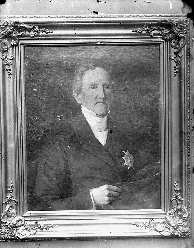 Alfred Vikström, Oljemålning, tavla. Motiv: en man.