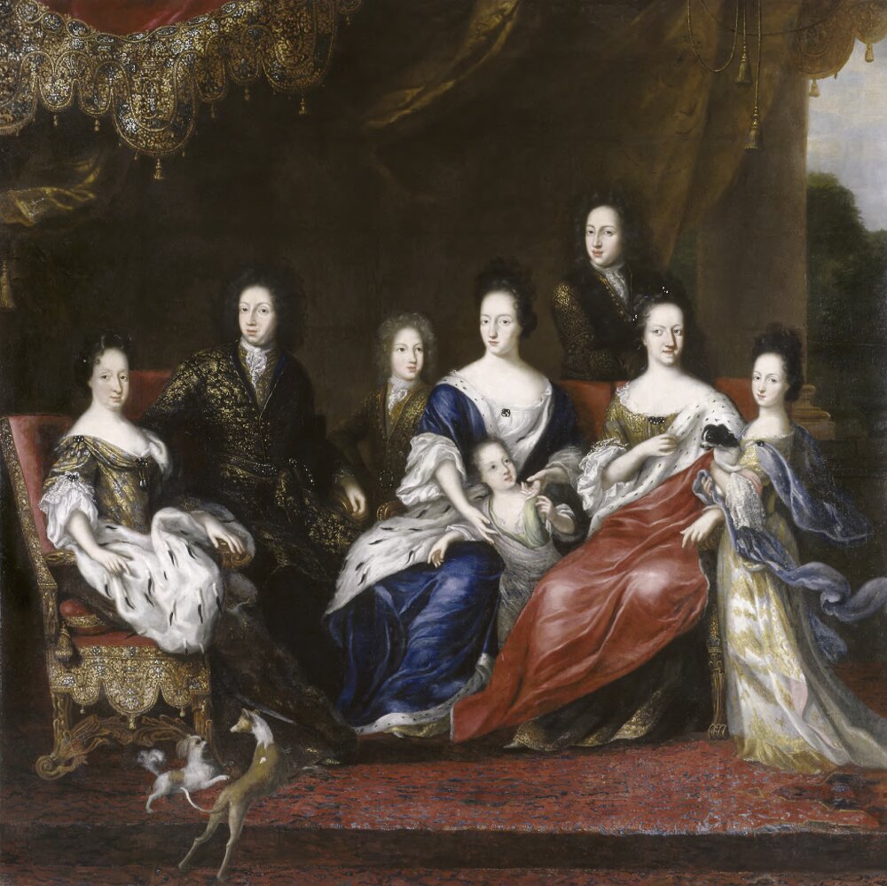 David Klöcker Ehrenstrahl, Karl XI konung av Sverige med familj