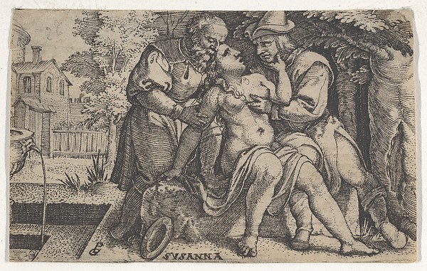 Georg Pencz, Susanna and the Elders
