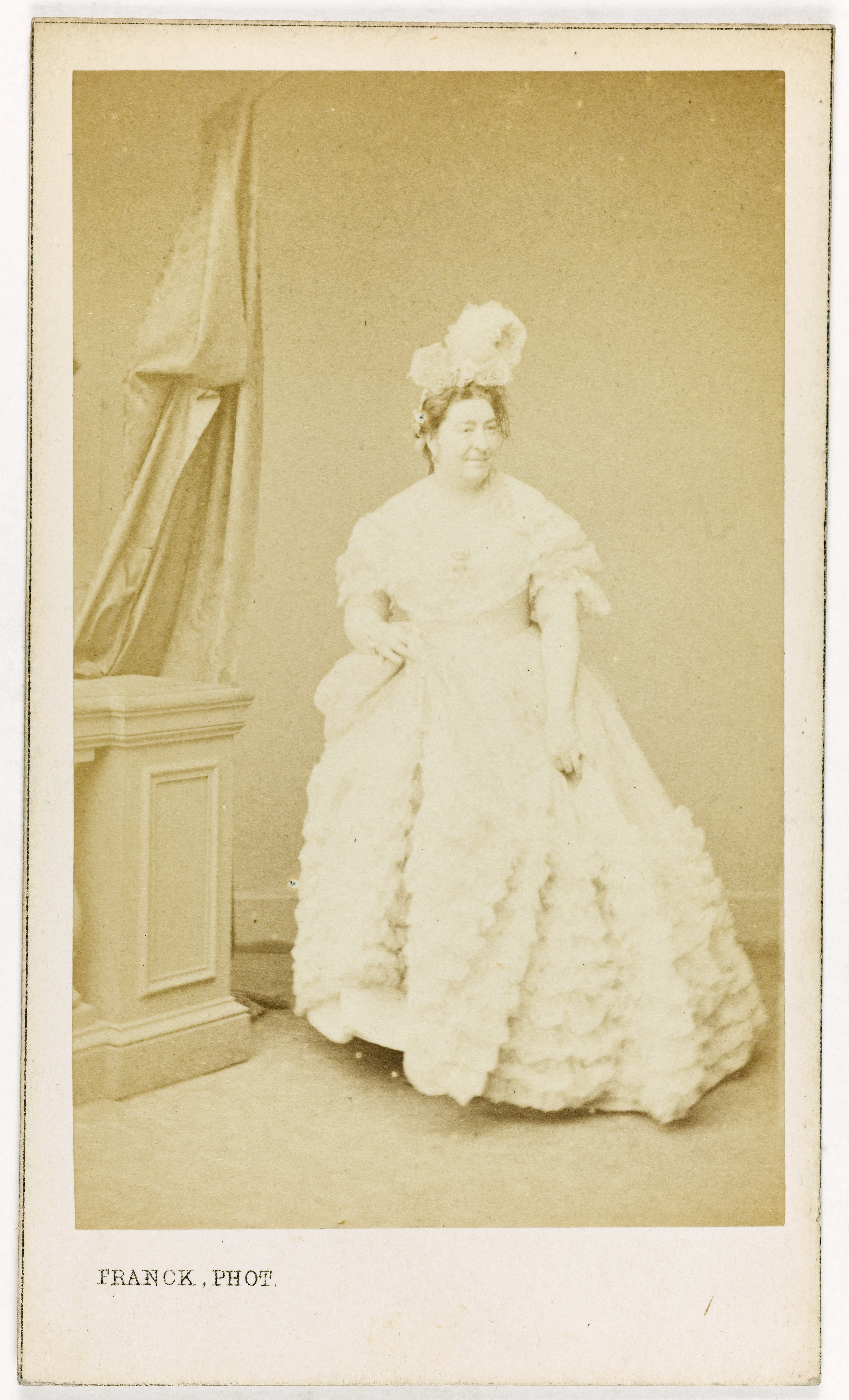 Franck, Portrait de Mme Thierret (Félicia Georgin, dite), (-1873), (actrice)