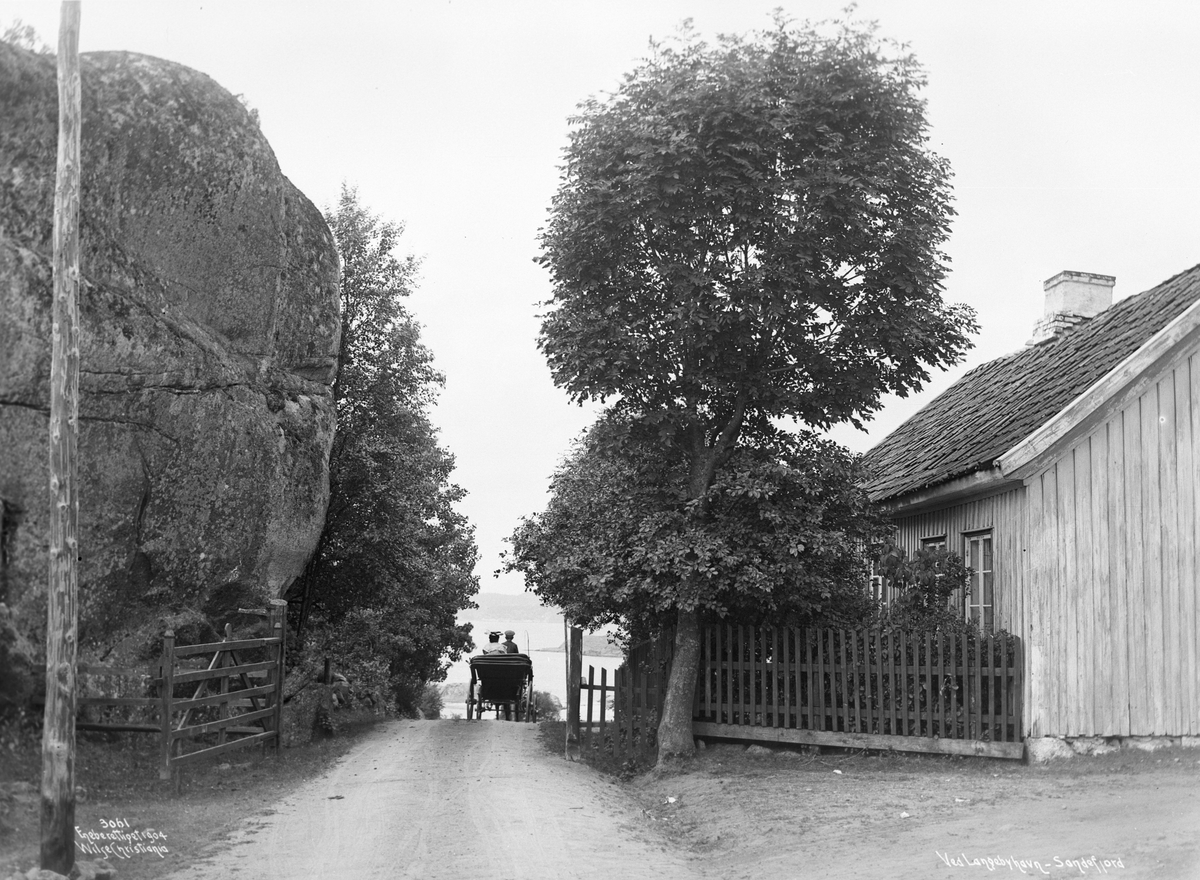 Anders Beer Wilse, Prot: Sandefjord - Veiparti ved Langebyhavn 15/7 1904