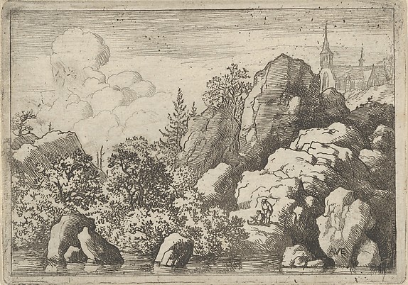 Allart van Everdingen, The Church on the Hill