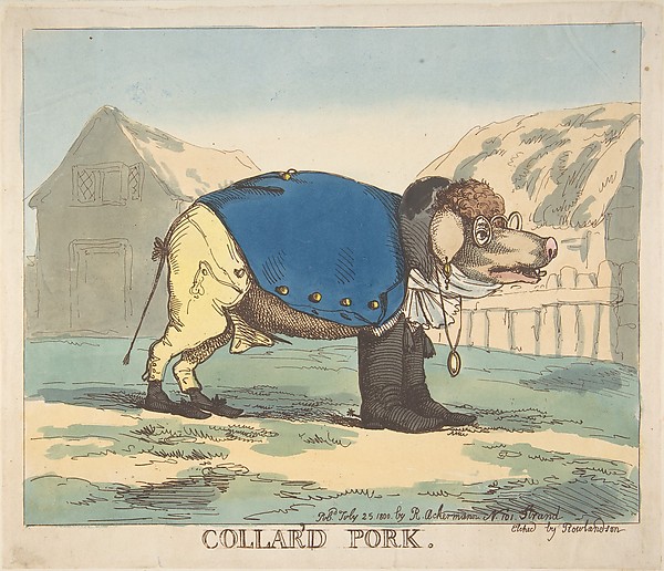 Thomas Rowlandson, Collar'd Pork