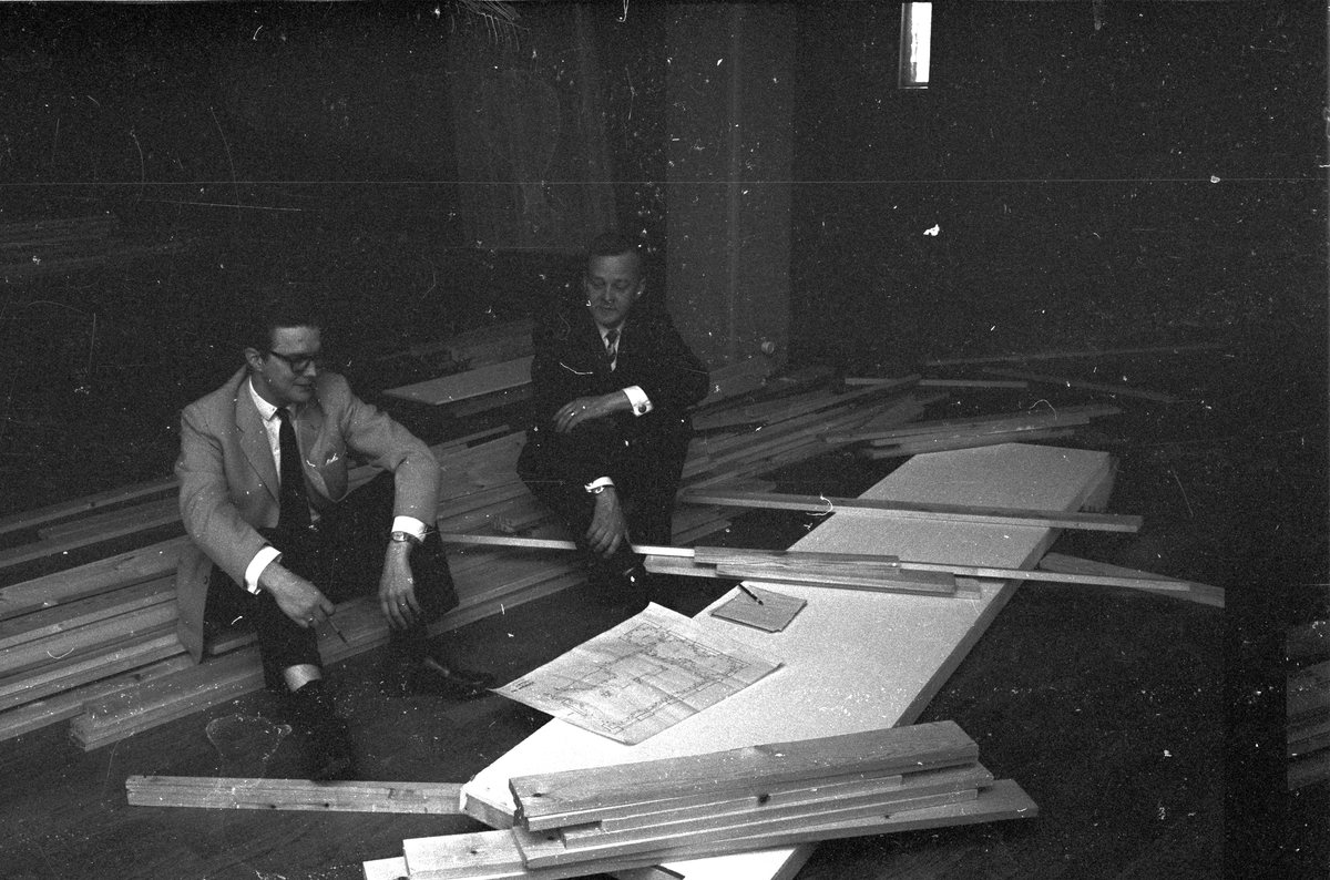 Uppsala-Bild, Uppsala Archdiocese’s 800th Anniversary - “Gillets Dining Room and Barbecue Turn into Expolocal.,” Uppsala May 1964