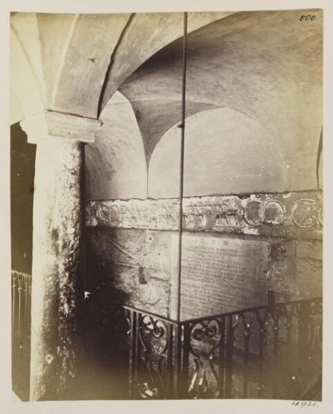Parker, John Henry, Construction, Mamertine Prison - Details of the Construction, with Inscription, A.D. 22.